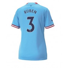 Manchester City Ruben Dias #3 Hemmatröja Dam 2022-23 Korta ärmar